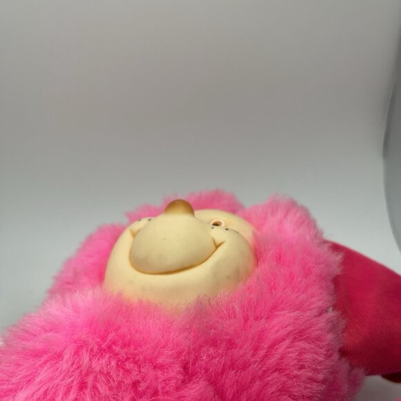 Vintage 80s Flower Pets Pink Sprite Plush Stuffed Animal Doll Toy Rubber Face - Picture 5 of 10